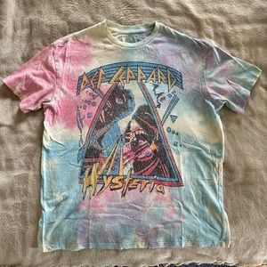 Def Leppard Hysteria Tie Dye T-Shirt